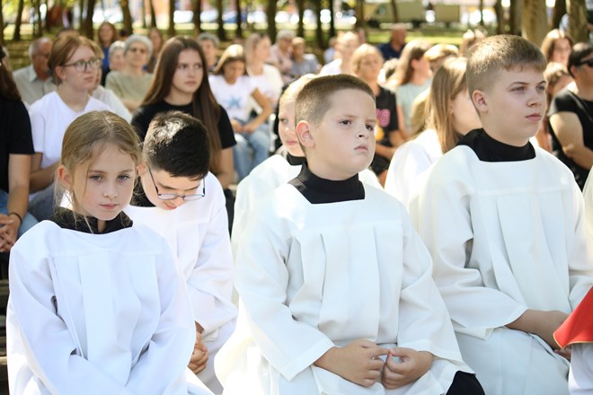 Ministranti i vjeroučenici Varaždinske biskupije hodočastili u Ludbreg